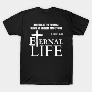 Jesus Christ Christian Catholic Cross - Bible Verse Verses  Eternal Life - Christian T-Shirts T Shirt Hoodies Mugs Wall Art Christmas Gifts Store T-Shirt